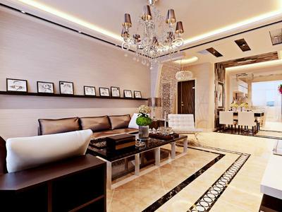 富佳新天地80米現代風格裝飾設計——哈爾濱麻雀裝飾工程設計公司